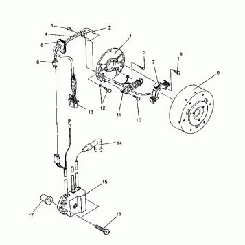 MAGNETO ASSEMBLY 440 E942760 and 440 SKS E942560 (49273927390039)