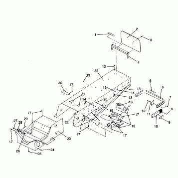 TUNNEL ASSEMBLY SUPER SPORT 0940743 (4927742774001A)