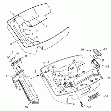 NOSEPAN ASSEMBLY SUPER SPORT 0940743 (4927742774004A)
