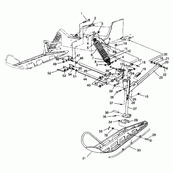 FRONT SUSPENSION and SKI SUPER SPORT 0940743 (4927742774011A)