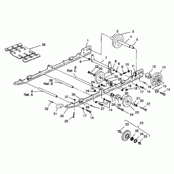 SUSPENSION ASSEMBLY SUPER SPORT 0940743 (4927742774017A)
