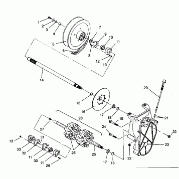 DRIVE TRAIN ASSEMBLY SUPER SPORT 0940743 (4927742774023A)