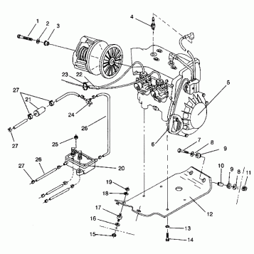 ENGINE MOUNTING SUPER SPORT 0940743 (4927742774024A)