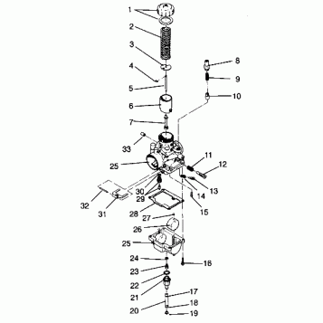 CARBURETOR ASSEMBLY SUPER SPORT 0940743 (4927742774030A)