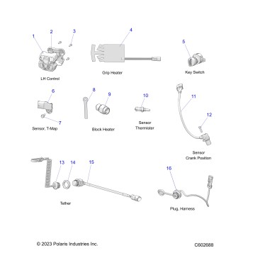 ELECTRICAL, SWITCHES, SENSORS and COMPONENTS 1 - S26TDE9FS (C602688)
