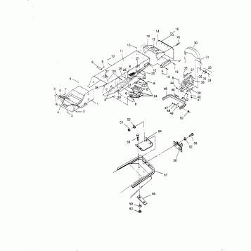 TUNNEL ASSEMBLY SPORT TOURING 0950243 and  EUROPEAN SPORT TOURING E950243 (4928822882A006)