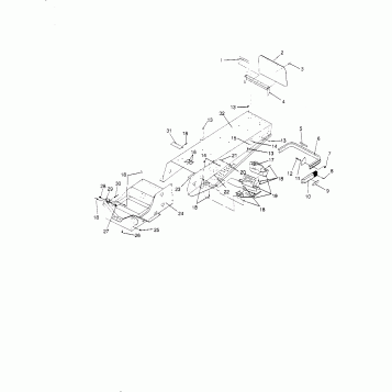 TUNNEL ASSEMBLY SPORT 0950443 (4928822882A008)