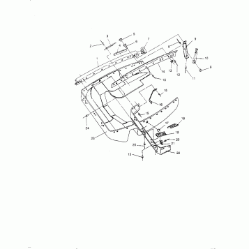 NOSEPAN ASSEMBLY SPORT 0950443, SPORT TOURING 0950243  and EUROPEAN SPORT T (4928822882A010)