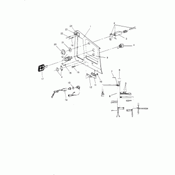 CONSOLE SPORT 0950443, SPORT TOURING 0950243  and EUROPEAN SPORT TOURING E9 (4928822882B002)