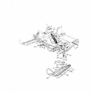 FRONT SUSPENSION and SKI SPORT 0950443, SPORT TOURING 0950243  and EUROPEAN (4928822882B004)