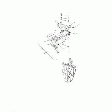 BRAKE ASSEMBLY SPORT 0950443, SPORT TOURING 0950243  and EUROPEAN SPORT TOU (4928822882B008)