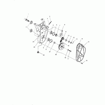 CHAINCASE ASSEMBLY SPORT 0950443, SPORT TOURING 0950243  and EUROPEAN SPORT (4928822882B009)