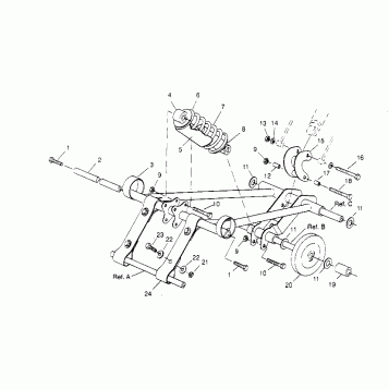 FRONT TORQUE ARM ASSEMBLY SPORT TOURING 0950243 and  EUROPEAN SPORT TOURING (4928822882C002)