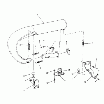 EXHAUST SYSTEM SPORT 0950443, SPORT TOURING 0950243  and EUROPEAN SPORT TOU (4928822882C008)