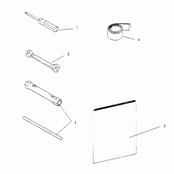 TOOL KIT SPORT 0950443, SPORT TOURING 0950243  and EUROPEAN SPORT TOURING E (4928822882C010)