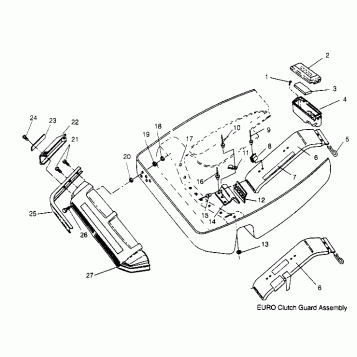 NOSEPAN ASSEMBLY XLT 0950756, XLT SKS 0950556,  XLT SKS EURO E950556 & XLT (4928842884A011)