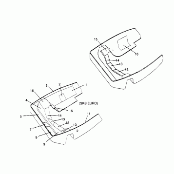NOSEPAN FOIL ASSEMBLY XLT 0950756, XLT SKS 0950556,  XLT SKS EURO E950556 & (4928842884A012)
