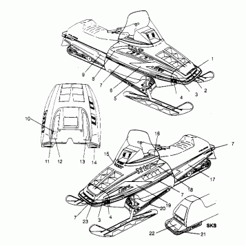 DECALS XLT 0950756, XLT SKS 0950556,  XLT SKS EURO E950556 & XLT SKS  PT 09 (4928842884B002)