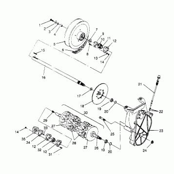 DRIVE TRAIN ASSEMBLY XLT 0950756, XLT SKS 0950556,  XLT SKS EURO E950556 & (4928842884B011)