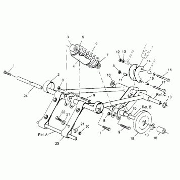 FRONT TORQUE ARM ASSEMBLY XLT 0950756, XLT SKS 0950556,  XLT SKS EURO E9505 (4928842884C001)