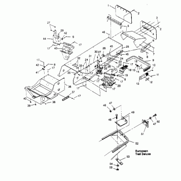 TUNNEL ASSEMBLY  TRAIL 0952761, TRAIL DELUXE 0952262,   and EUROPEAN TRAIL (4928862886A006)