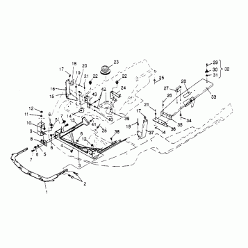 NOSEPAN ASSEMBLY  TRAIL 0952761, TRAIL DELUXE 0952262,   and EUROPEAN TRAIL (4928862886A013)