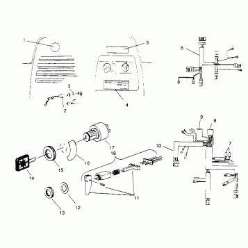 IGNITION and WIRE HARNESS  TRAIL DELUXE 0952262 and   EUROPEAN TRAIL DELUXE (4928862886B003)