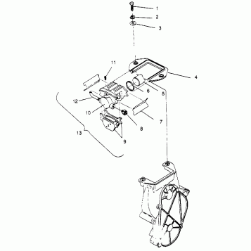 BRAKE ASSEMBLY  TRAIL 0952761, TRAIL DELUXE 0952262,   and EUROPEAN TRAIL D (4928862886C001)