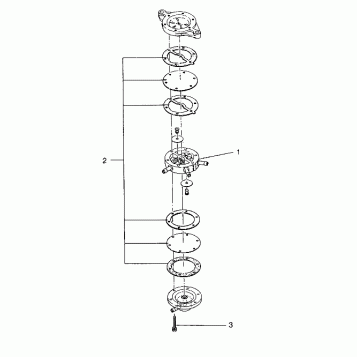 FUEL PUMP TRAIL 0950761, TRAIL DELUXE 0950262  and EUROPEAN TRAIL DELUXE E9 (4928862886D001)