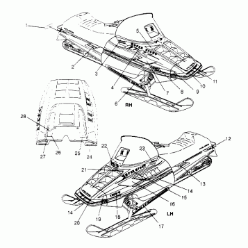 DECALS SUPER SPORT 0950743 (4928882888A012)