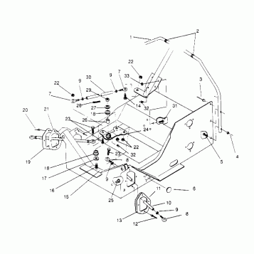 STEERING ASSEMBLY SUPER SPORT 0950743 (4928882888B005)