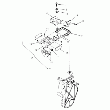 BRAKE ASSEMBLY SUPER SPORT 0950743 (4928882888B006)