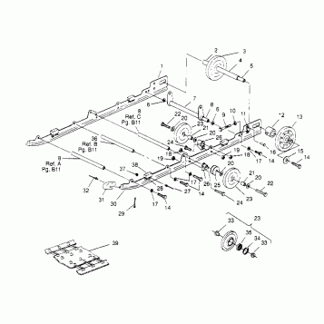 SUSPENSION ASSEMBLY SUPER SPORT 0950743 (4928882888B009)