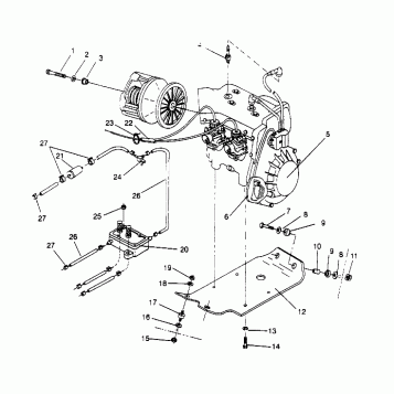 ENGINE MOUNTING SUPER SPORT 0950743 (4928882888C001)