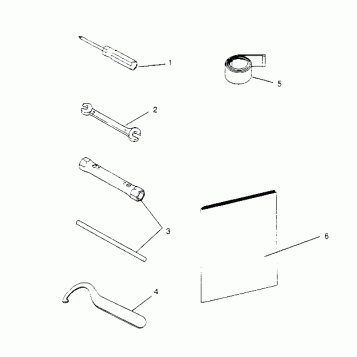 TOOL KIT SUPER SPORT 0950743 (4928882888C004)