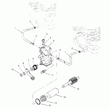 OIL PUMP ASSEMBLY SUPER SPORT 0950743 (4928882888C010)