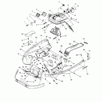 NOSEPAN and CONSOLE ASSEMBLY LITE 0953433, STARLITE 0953427  and LITE DELUX (4928902890A008)