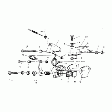 BRAKE ASSEMBLY LITE 0953433, STARLITE 0953427  and LITE DELUXE 0953431 (4928902890B006)