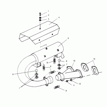 EXHAUST SYSTEM LITE 0953433 and LITE DELUXE 0953431 (4928902890C003)