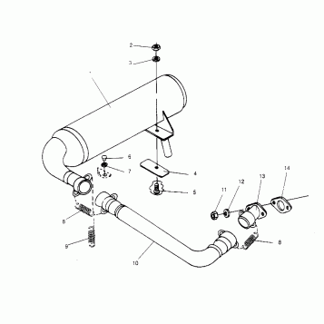 EXHAUST SYSTEM STARLITE 0953427 (4928902890C004)