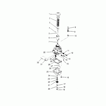 CARBURETOR ASSEMBLY STARLITE 0953427 (4928902890D002)