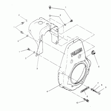 BLOWER HOUSING ASSEMBLY STARLITE 0953427 (4928902890D010)