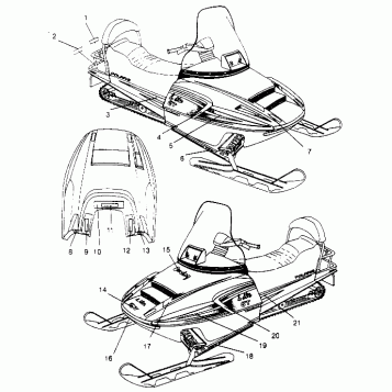 DECALS LITE GT 0953133 and  EUROPEAN LITE GT E953133 (4928922892A012)