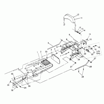 RACK and TUNNEL EXTENSION LITE GT 0953133 and  EUROPEAN LITE GT E953133 (4928922892A014)