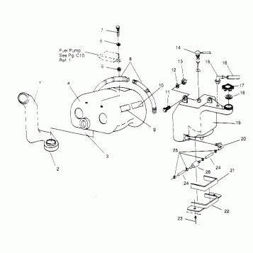 OIL TANK / AIR BOX ASSEMBLY LITE GT 0953133 and  EUROPEAN LITE GT E953133 (4928922892C002)