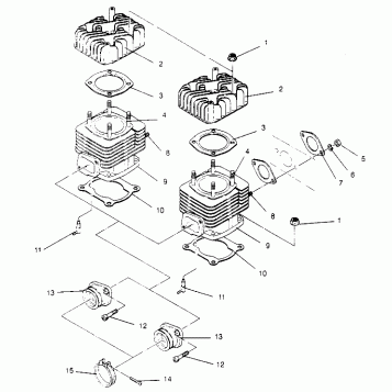 CYLINDER ASSEMBLY LITE GT 0953133 and  EUROPEAN LITE GT E953133 (4928922892C005)