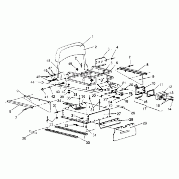 RACK and TUNNEL EXTENSION ASSEMBLY WIDETRAK LX 0952064 and  EUROPEAN WIDETR (4928942894B001)