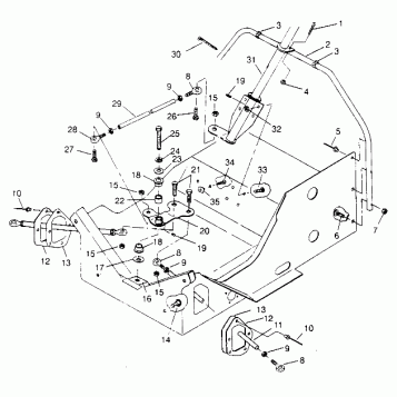 STEERING ASSEMBLY WIDETRAK LX 0952064 and  EUROPEAN WIDETRAK LX E952064 (4928942894B005)