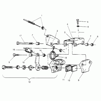 BRAKE ASSEMBLY WIDETRAK LX 0952064 (4928942894B006)
