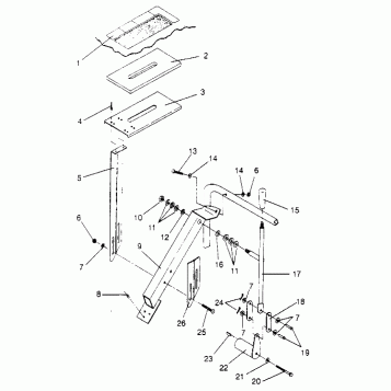 SHIFT LINKAGE ASSEMBLY WIDETRAK LX 0952064 and  EUROPEAN WIDETRAK LX E95206 (4928942894C007)
